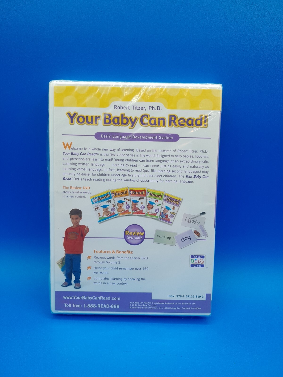 Your Baby Can Read! Volume 3 DVD Plus Review DVD New Sealed Robert Titzer Learn