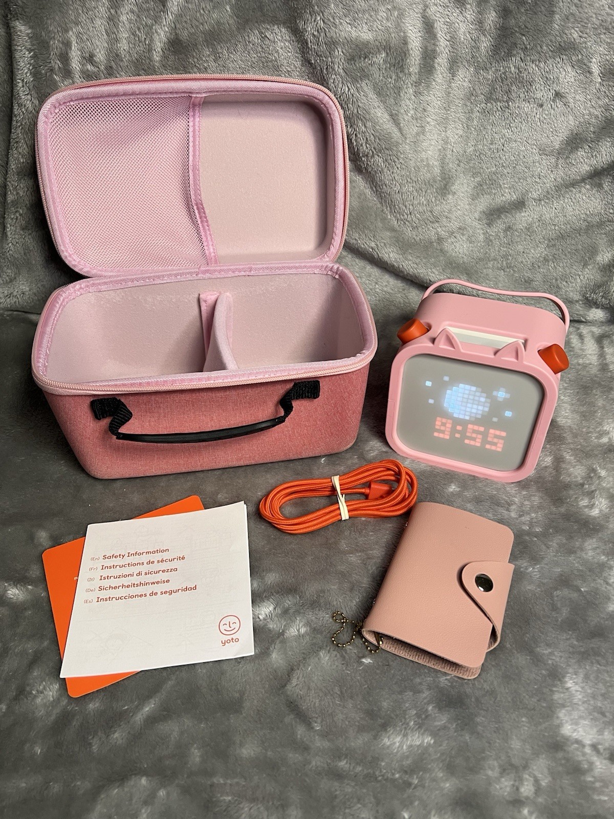 Yoto Player V3 Bundle Jacket, Carry Case, Charger, Card Holder, Cards