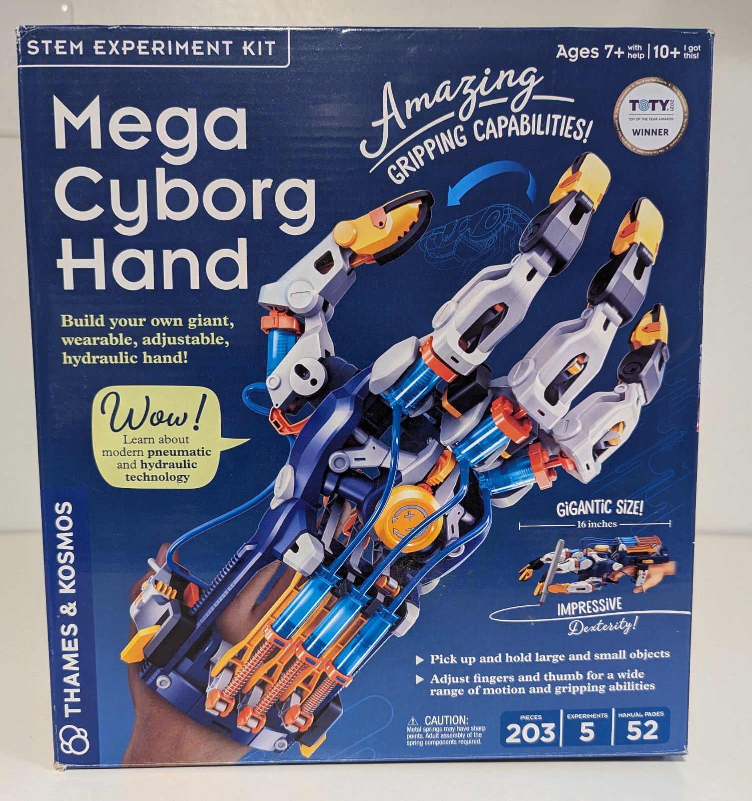 Thames & Kosmos Mega Gripping Hand Stem Building Kit New