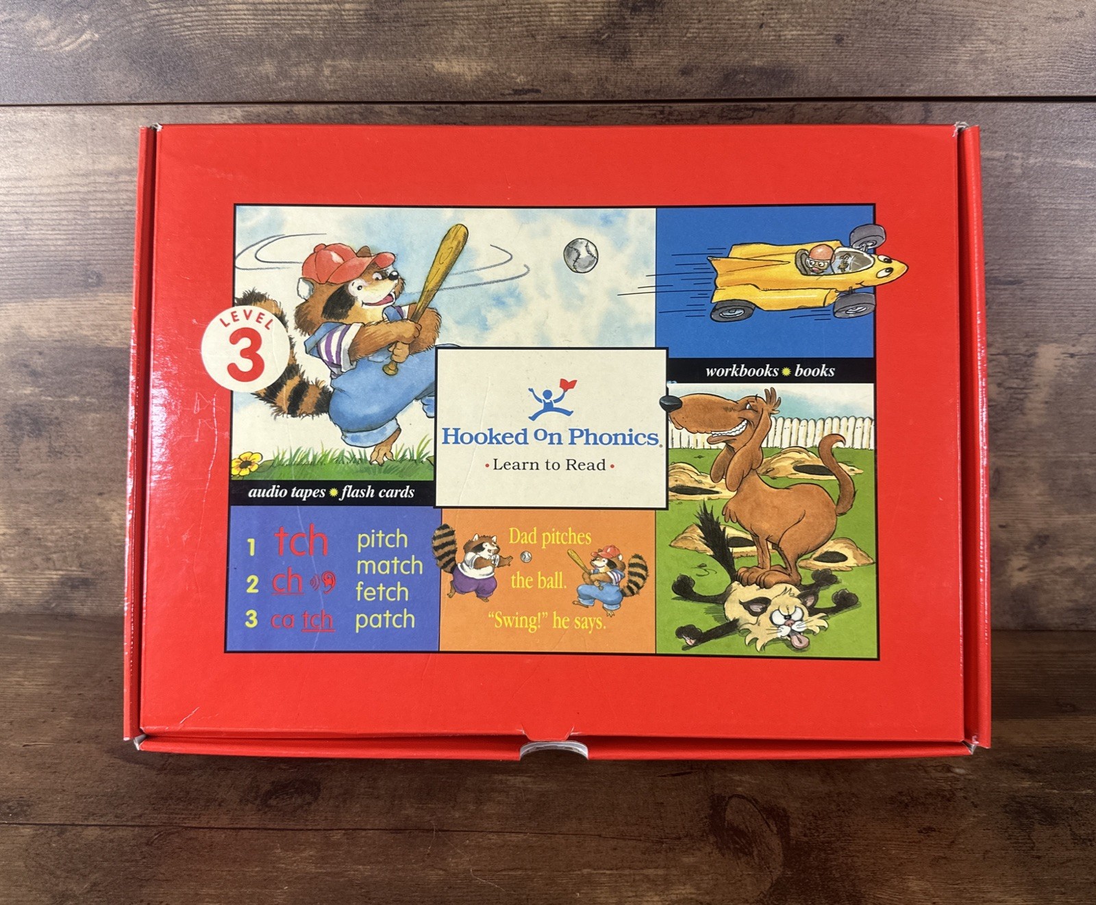 Hooked on Phonics Learn to Read Level 3 Complete Box Set with Workbook And Tapes