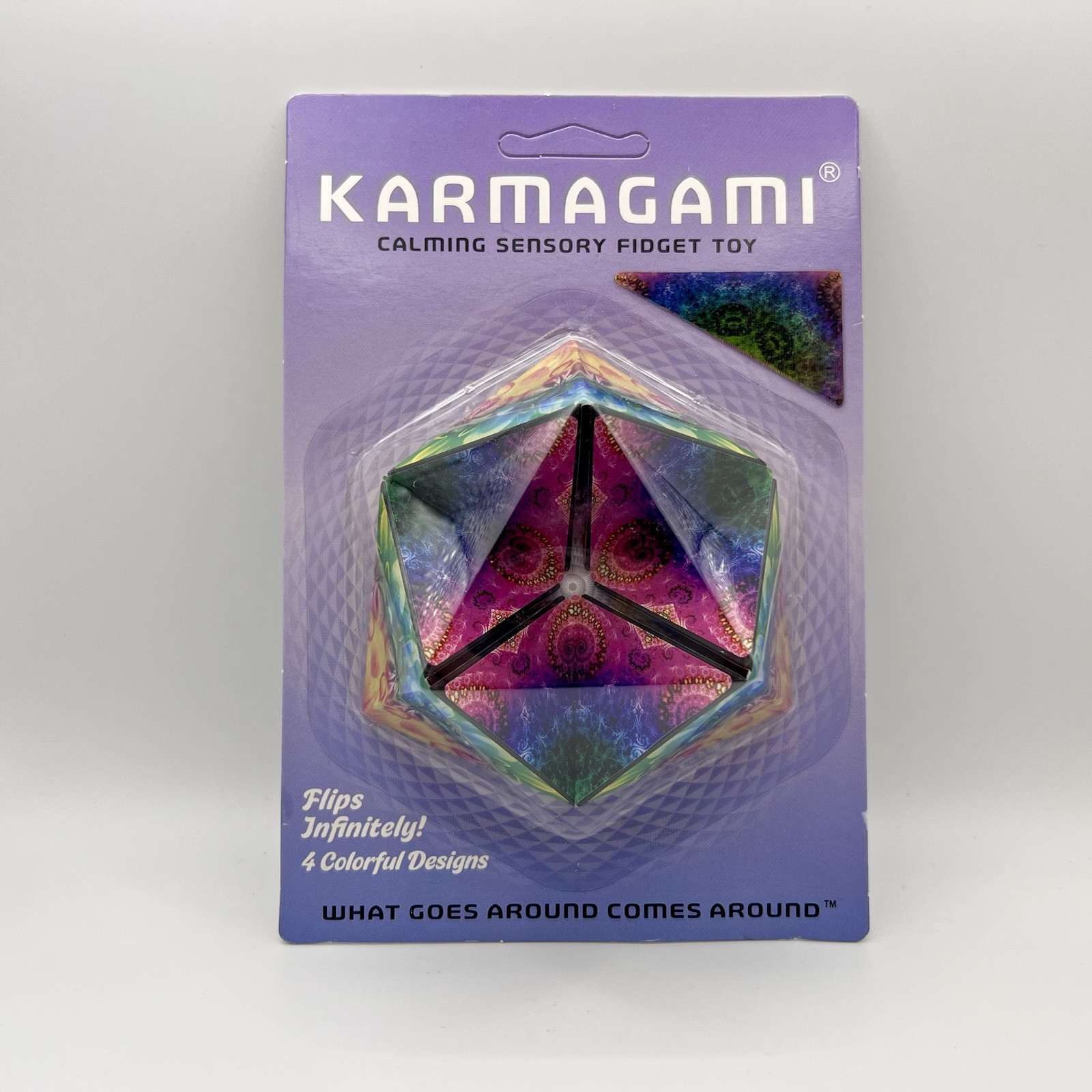Karmagami Multi-Color Calming Sensory Fidget Toy – Flips Infinitely