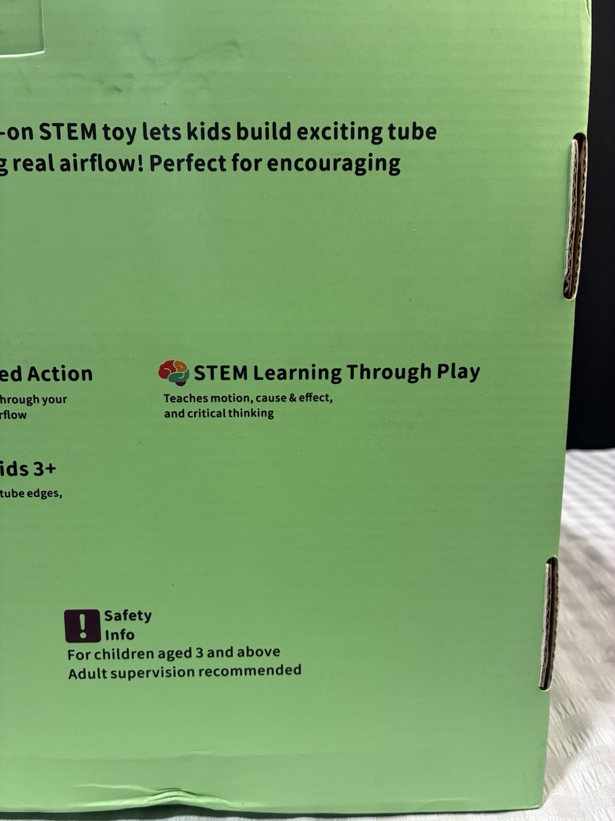 STEM Air-Powered Building Toy Kit w/ 30 Foam Balls Educational Kids Science, New