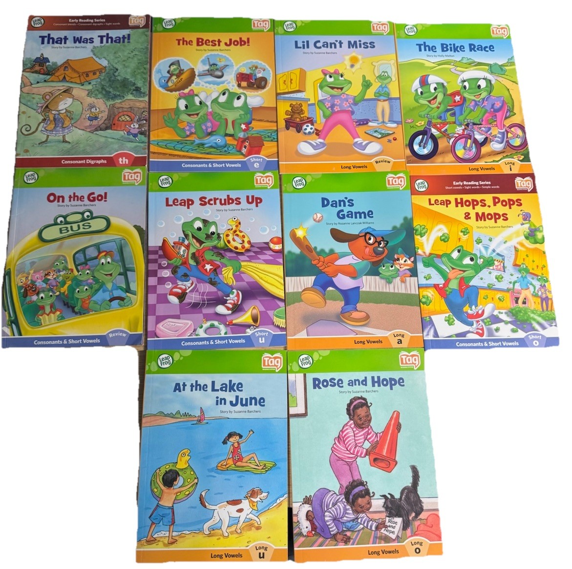 Lot Of 63 TAG Leap Frog Books Early Reading Series Learn to Read Disney Pixar