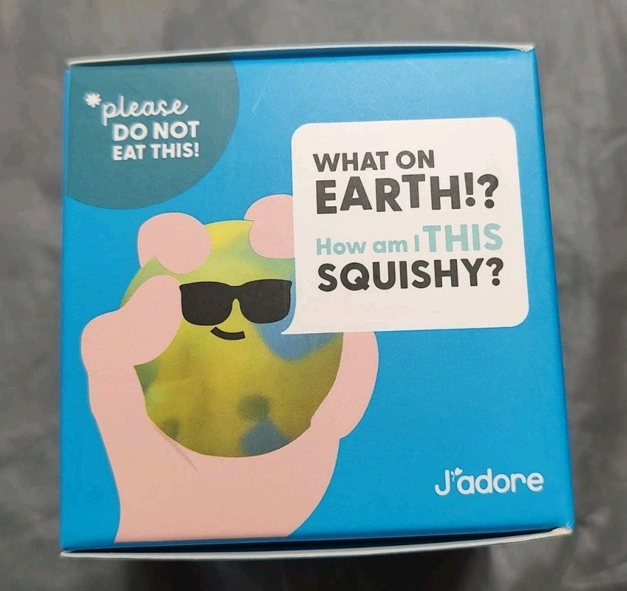 J’Adore Solar Squishers Squishy Cool Patterns Squeeze Toy. NEW Hard To Find