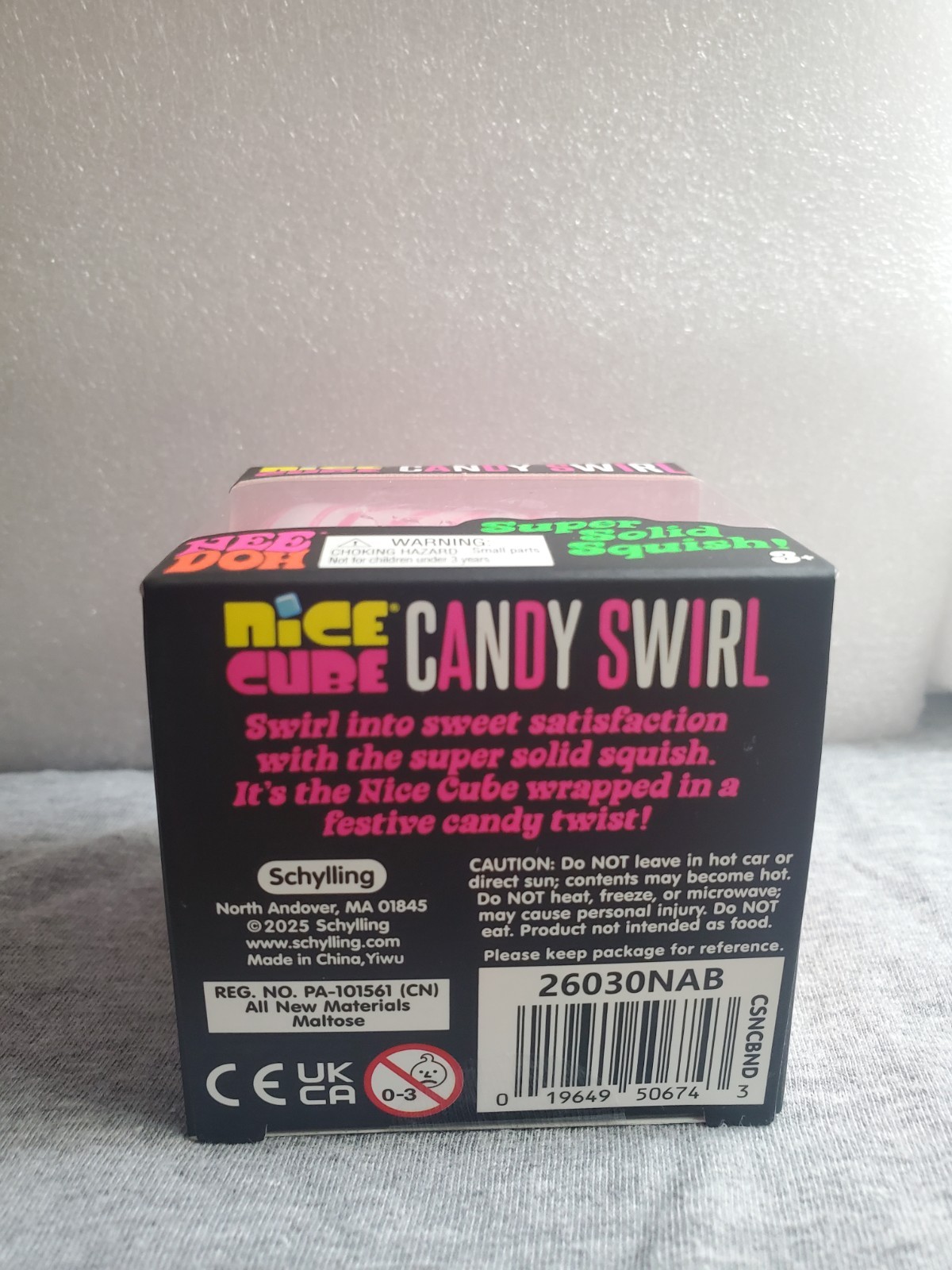 NEW RARE NICE CUBE CANDY SWIRL BY SCHYLLING
