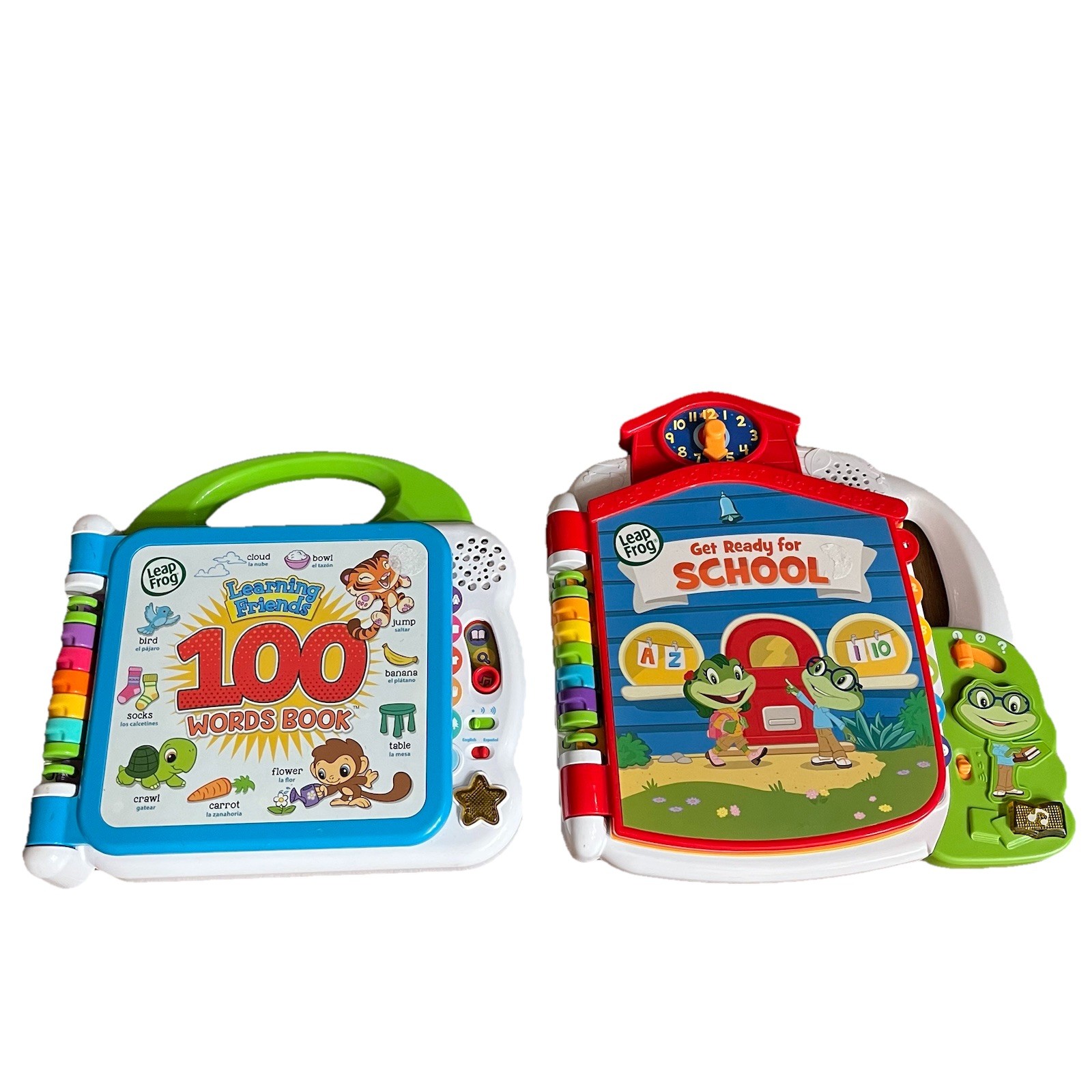 LeapFrog Tad’s Get Ready for School Book & 100 Words Book Learning Interactive