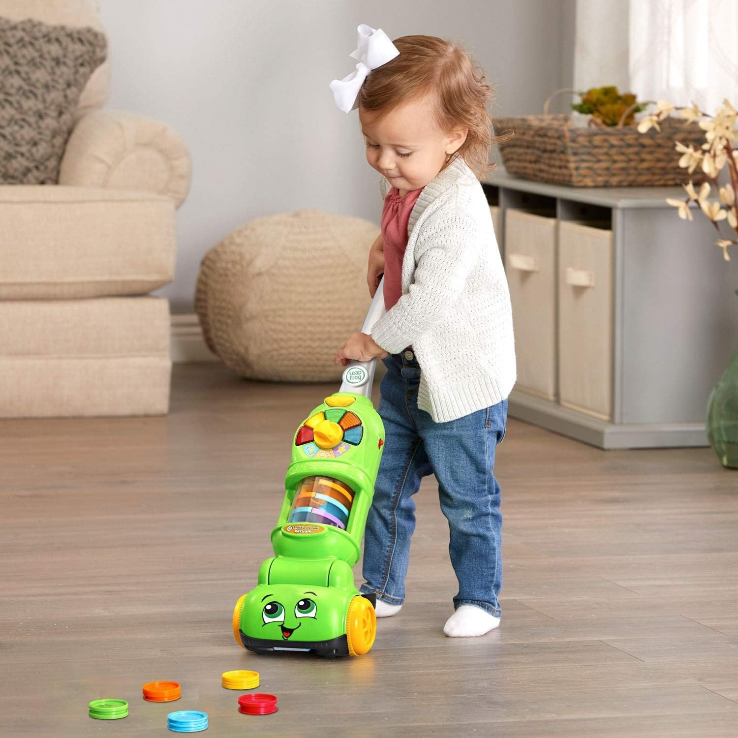 Smart ‘Pick Up and Count’ Vacuum Toy – Teaches Colors & Counting for Ages 2+