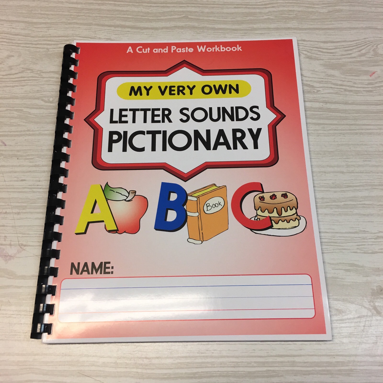 Letter Sounds Pictionary – Pre-school – Kindergarten 40 pages – Single Book