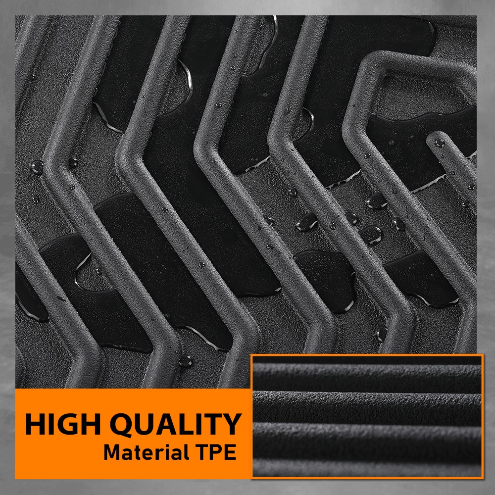 3PC Floor Mats Fits 2007-2013 Chevrolet Silverado & GMC Sierra 1500 2500 3500 US