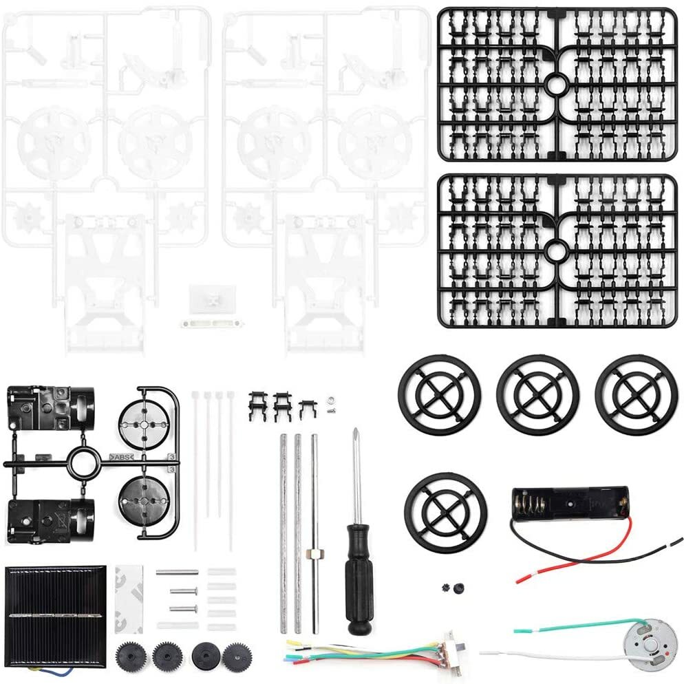 Premium STEM Building Kit for Kids Teens Robotics Solar Electric Motor Climbing