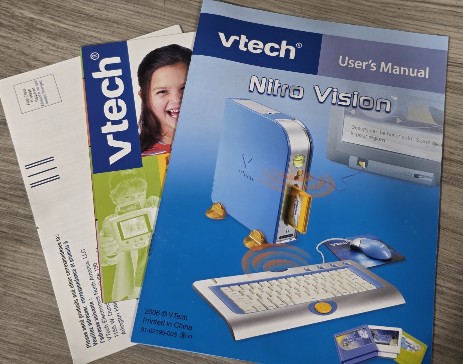 VTech Nitro Vision Learning Computer System – Complete In Box –