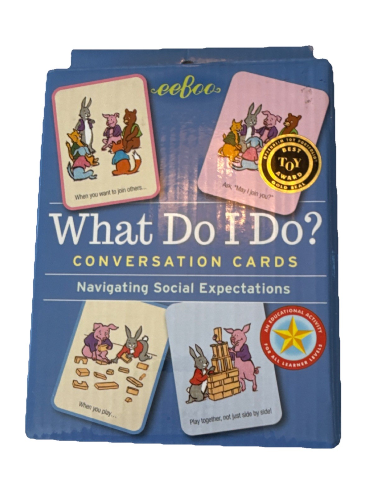 eeBoo What Do I Do? Conversation Cards Social Skills Ages 4+ Multicolor Kids