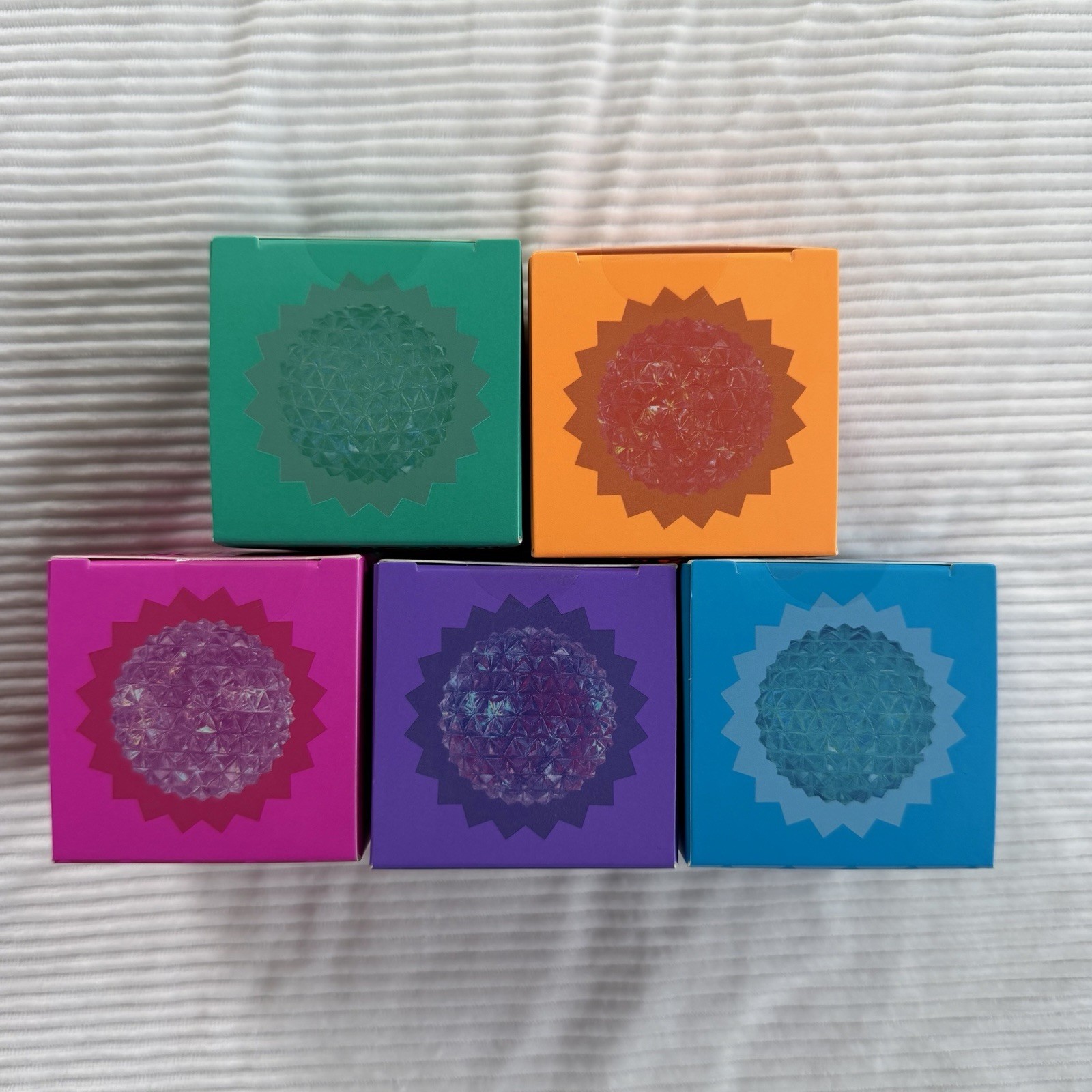 J’adore Diamond Squishy Complete Set Of 5 Teal Orange Pink Purple Blue VIRAL