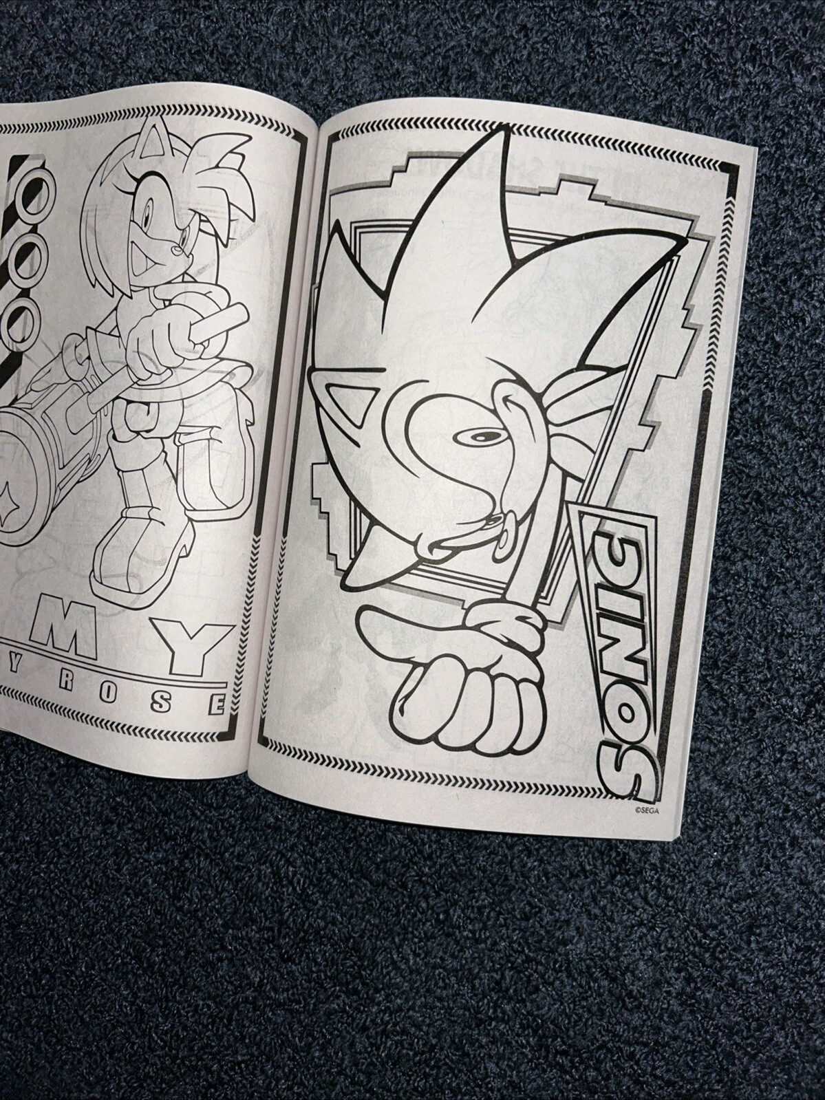 Sonic The Hedgehog Jumbo Coloring & Activity Book New Bendon Made In USA