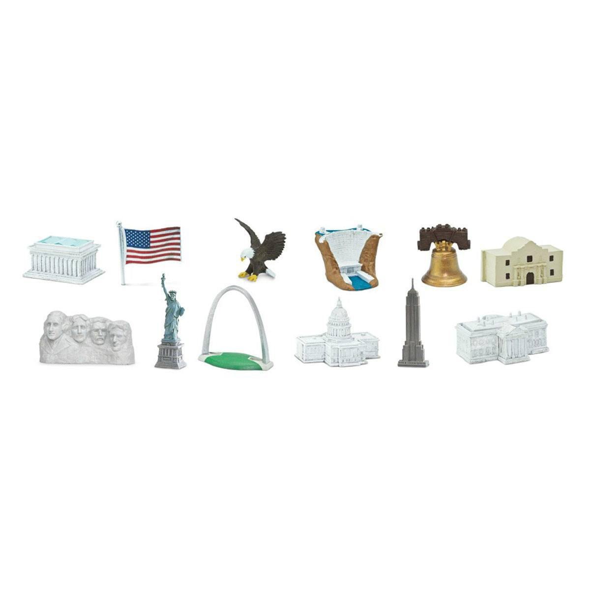 USA Super Toobs Mini Figures Safari Ltd
