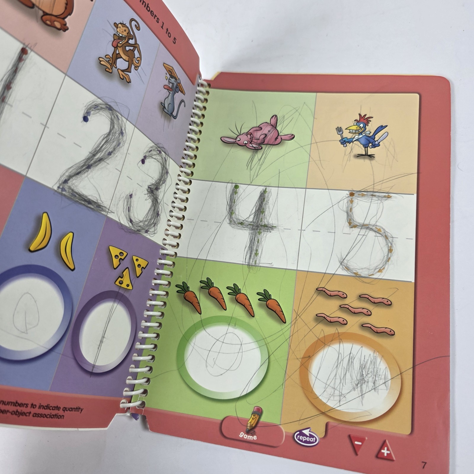 LeapFrog LeapPad Interactive Books & Cartridges Lot Dr Seuss Dinosaur Math
