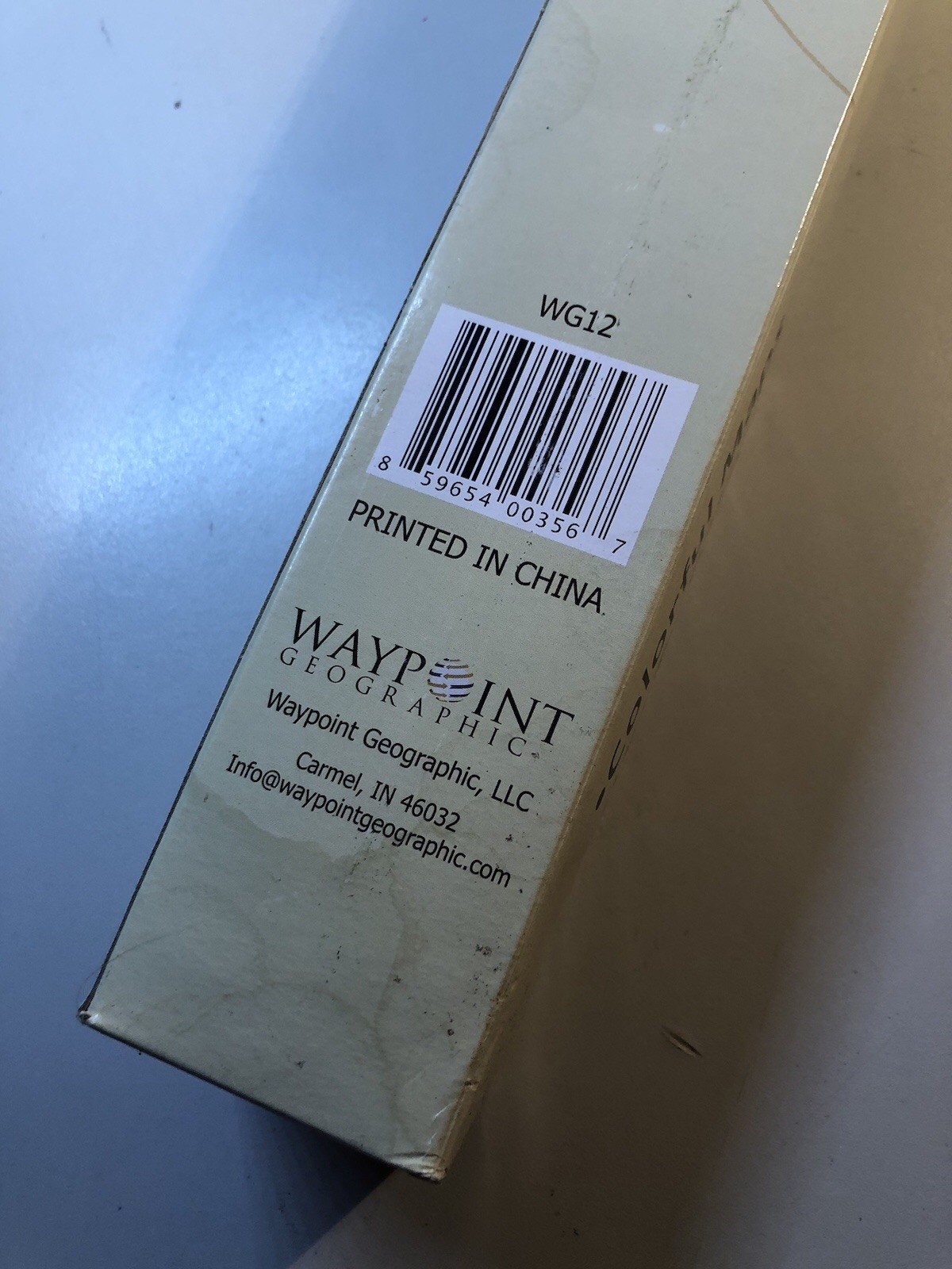 Waypoint Geographic NIB 24×36 Laminated World Map – Can Use w/ Dry Erase Markers