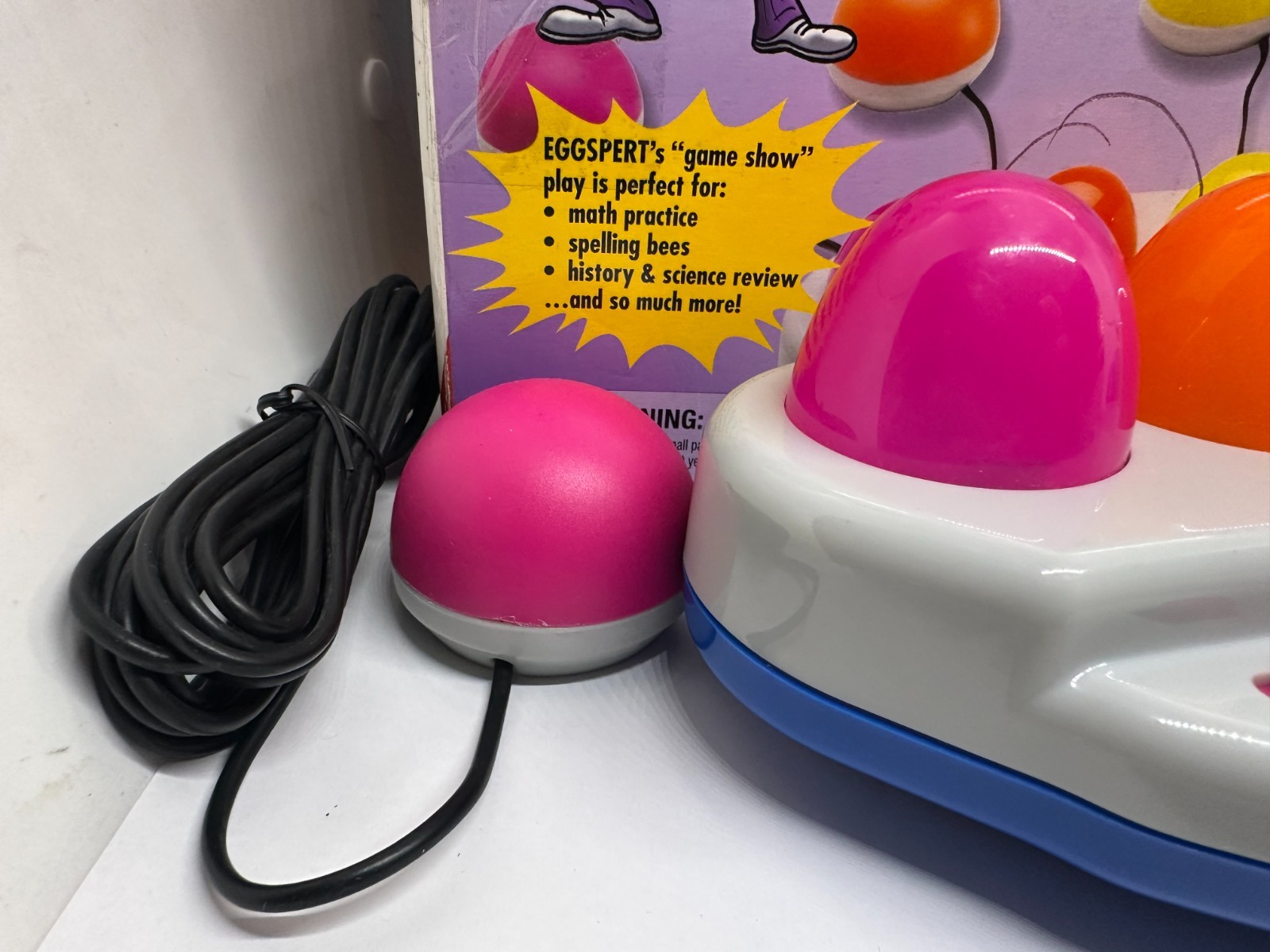 Eggspert Buzzer Game EI-7880 2001 Complete Set Educational Works Read Descriptio