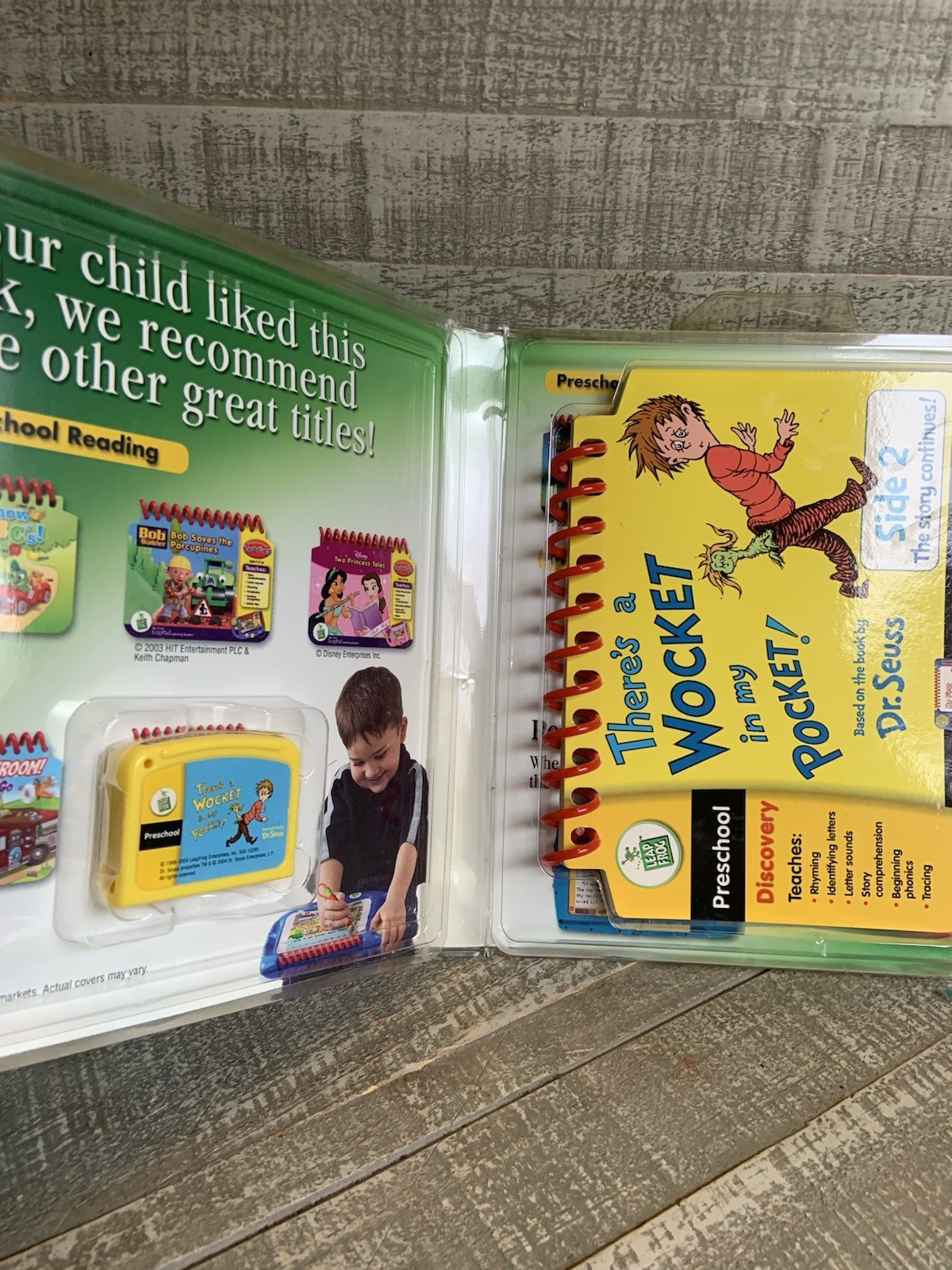 LeapFrog My First LeapPad Learning System Books & Cartridges Lot Of 4 Complete