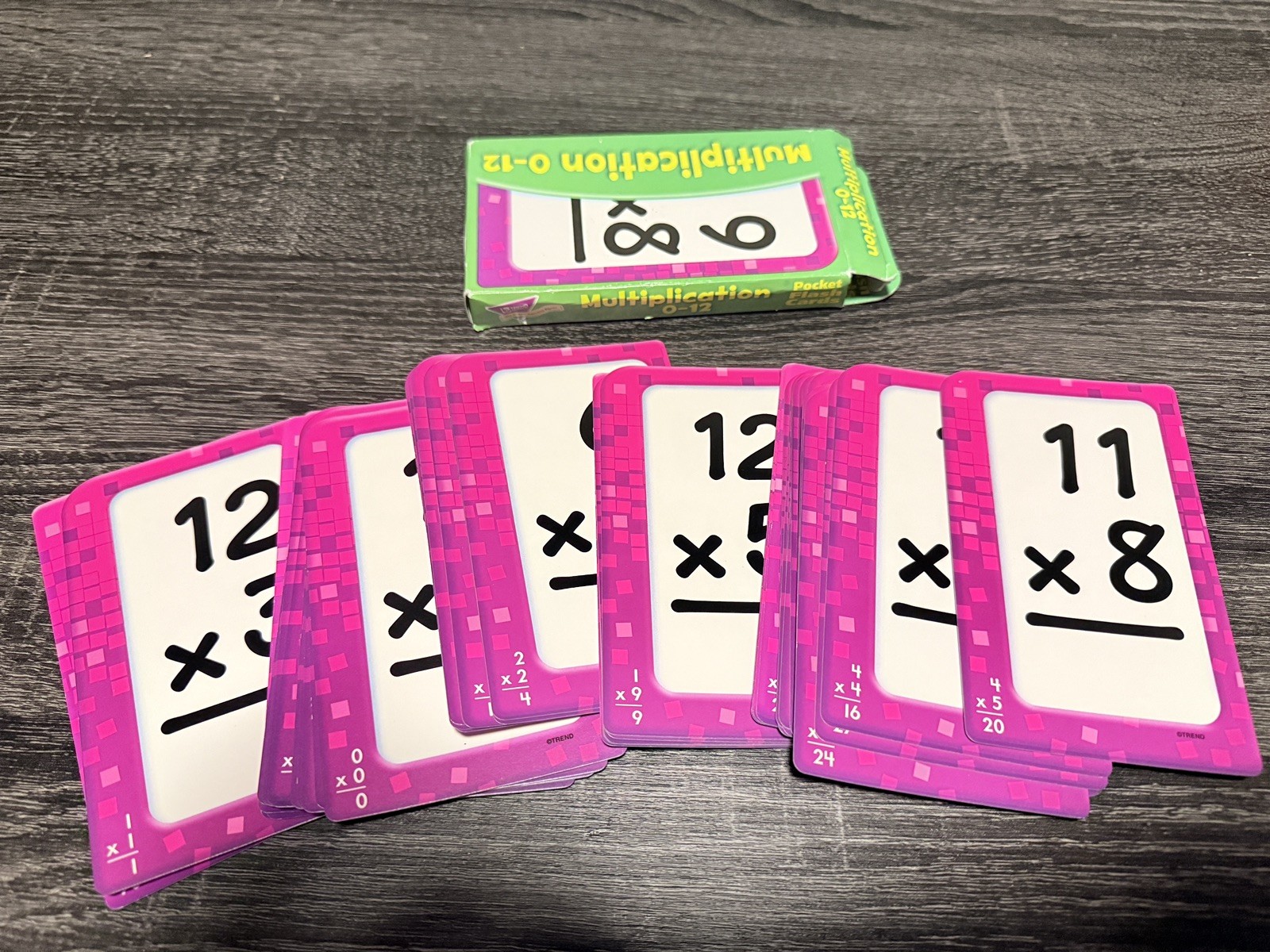 Multiplication Flash Cards Flashcards 0-12 – Homeschool – Trend Enterprises