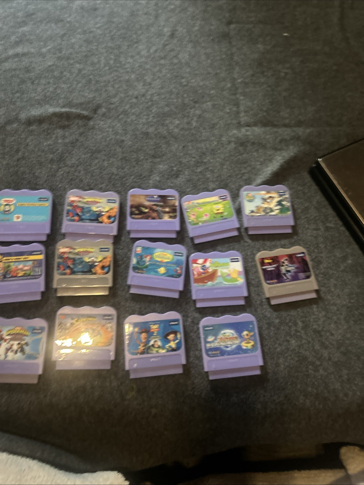 Lot Of 14 VTech V.Smile Learning System Game Cartridges Untested- Marvel Disney