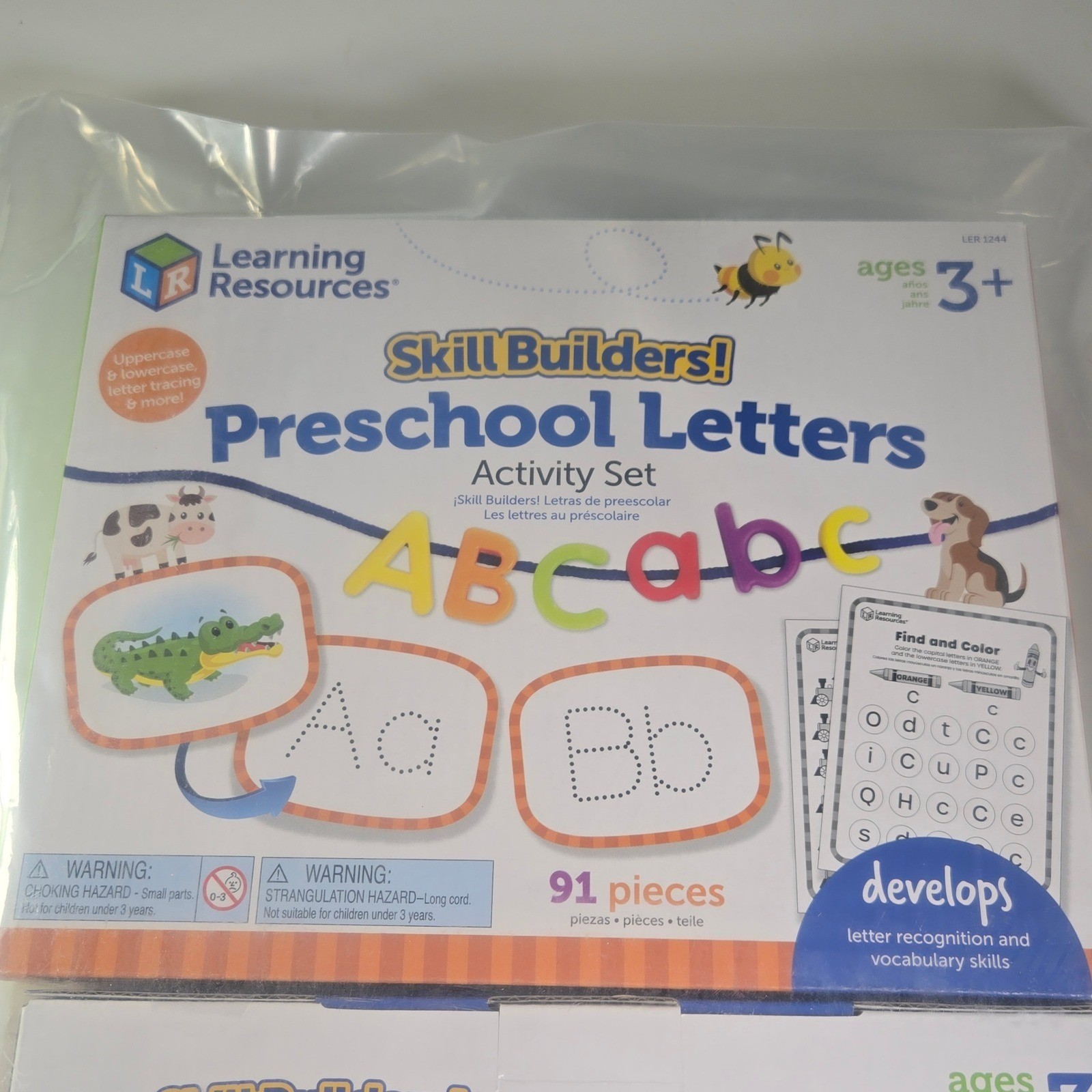2 of Learning Resources preschool letters and preschool numbers