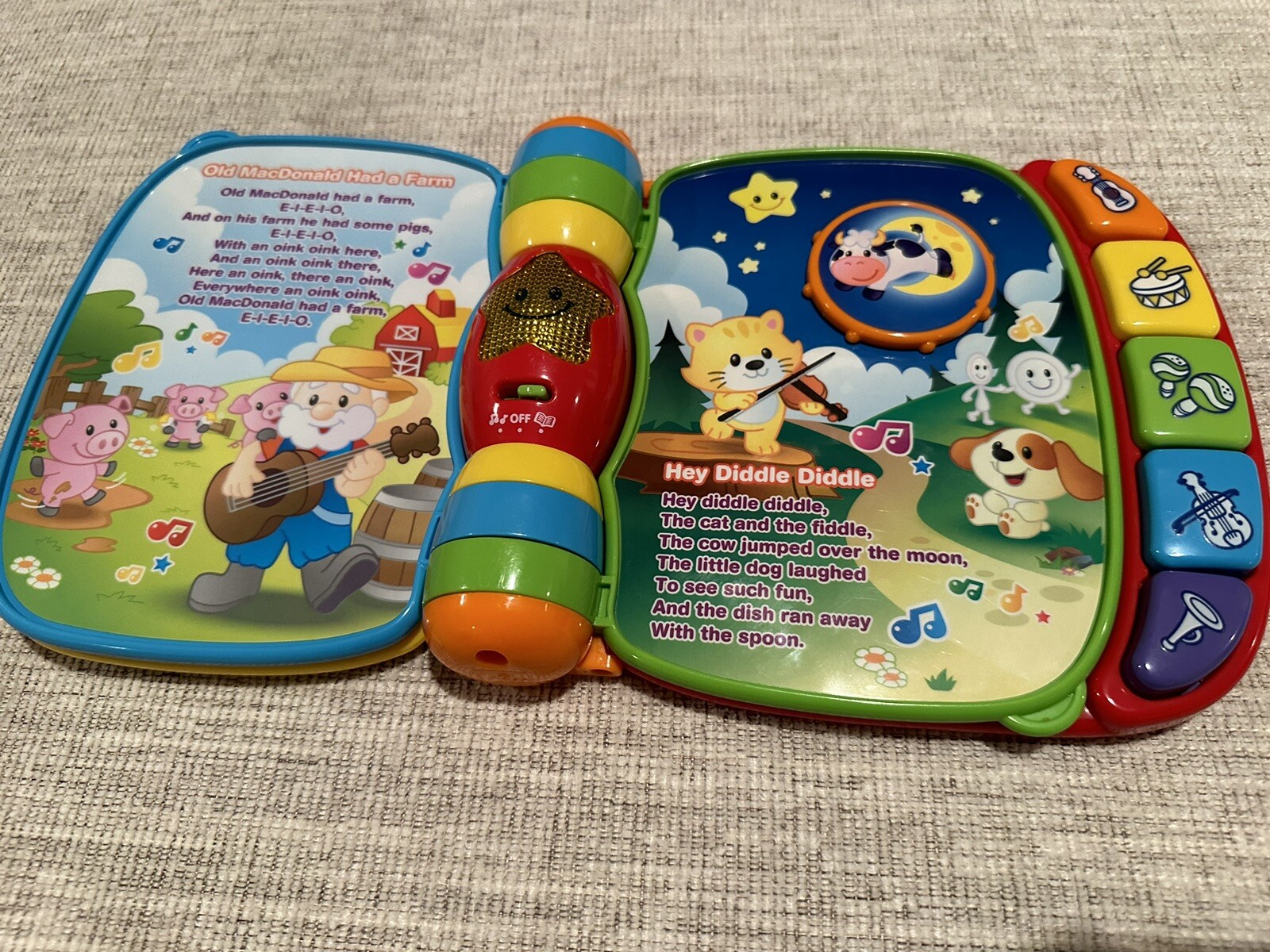 Vtech Musical Rhymes Book (Music + Songs Toys) – 6 Months to 3 Years