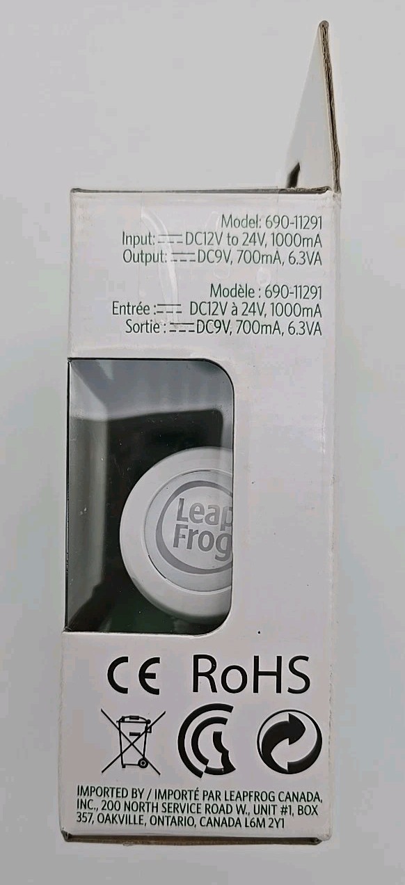 Leap Frog Car Adapter works with Leap Pad/2 Leapster GS Continuous Power OnTheGO