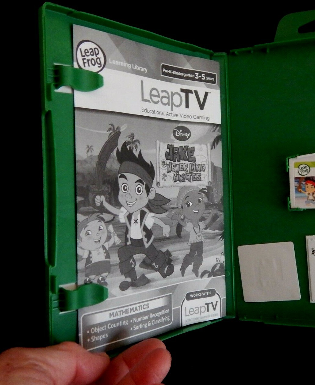 Leap Frog’s Leap TV Video Game Cartridge DISNEY’S JAKE NEVERLAND PIRATES- Math