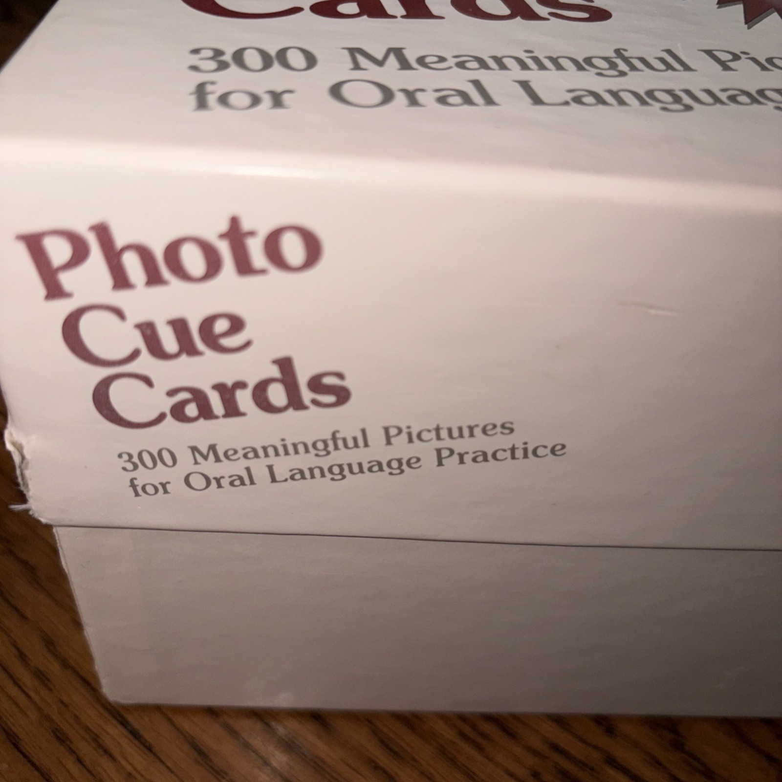 Photo Cue Cards 300 Full Color Language Practice Communication Skill Builders