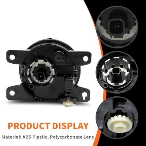 Front Bumper Fog Lights Assembly Compatible with 2022 2023 2024 Civic Pair Fog