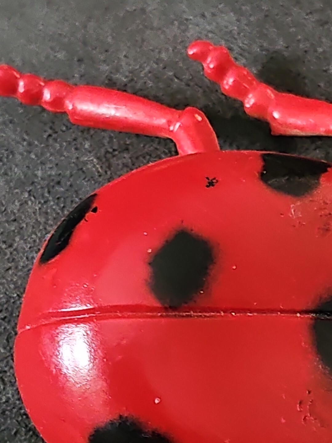 Unbranded Plastic Red Ladybug Toy Figure- 4 Inches x 3inches