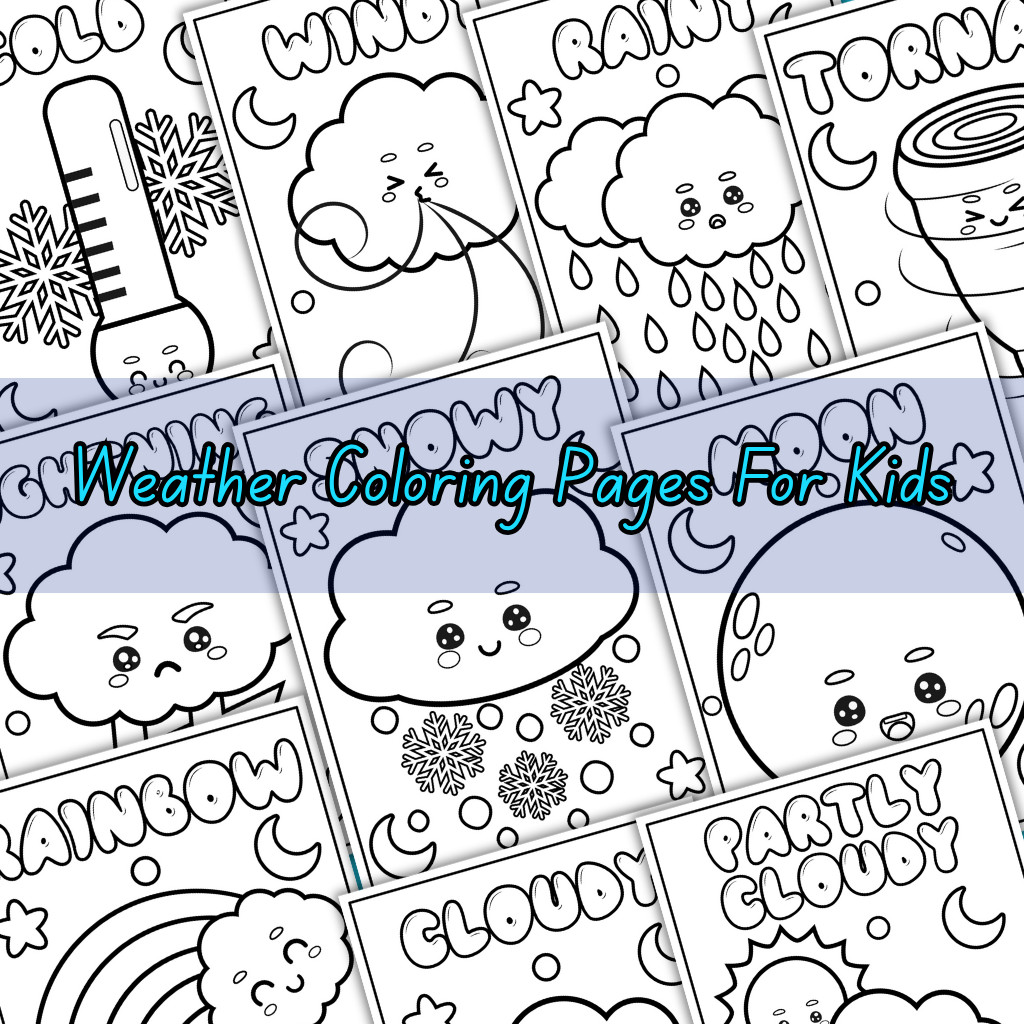 Weather & Seasons Activities for Kids – Printable worksheets