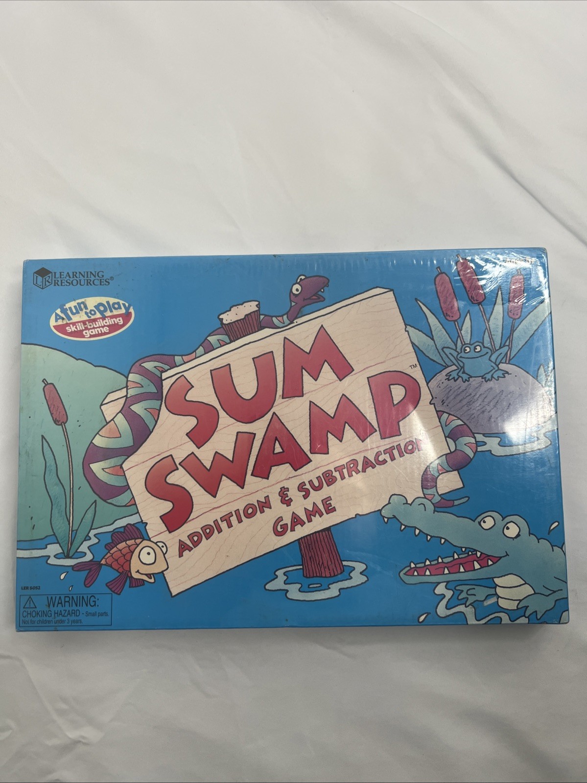 Learning Resources Sum Swamp Addition Subtraction Board Game Ages 5+ Educational