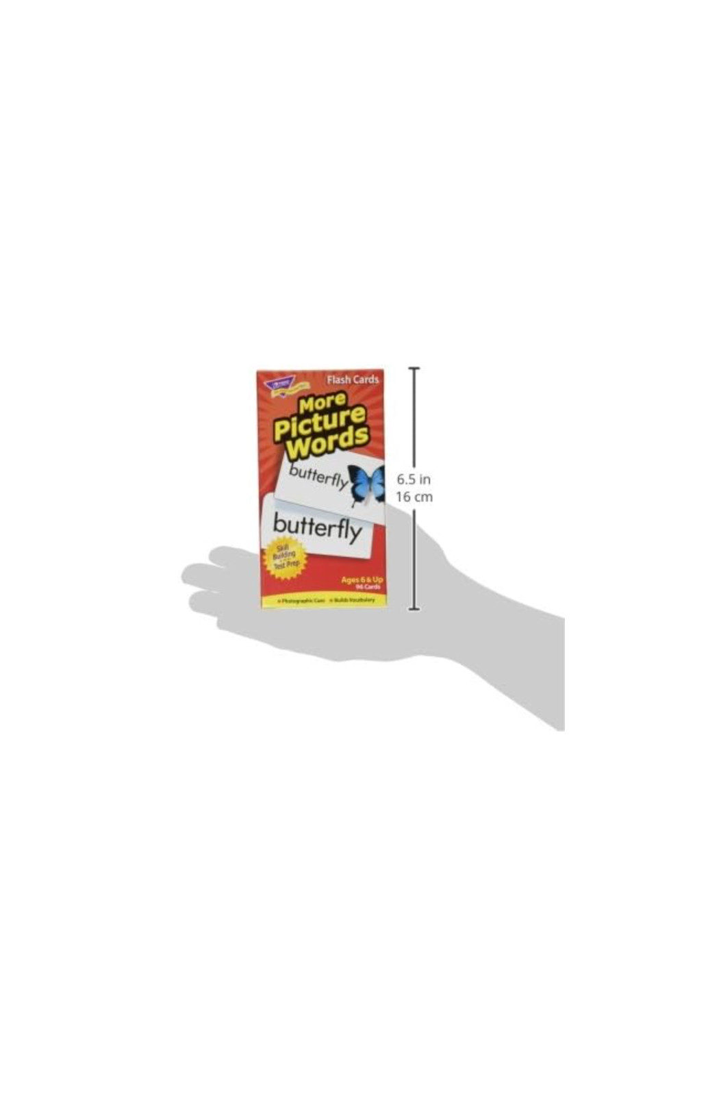 Trend Enterprises: More Picture Words Skill Drill Flash Cards 96 Cards Included
