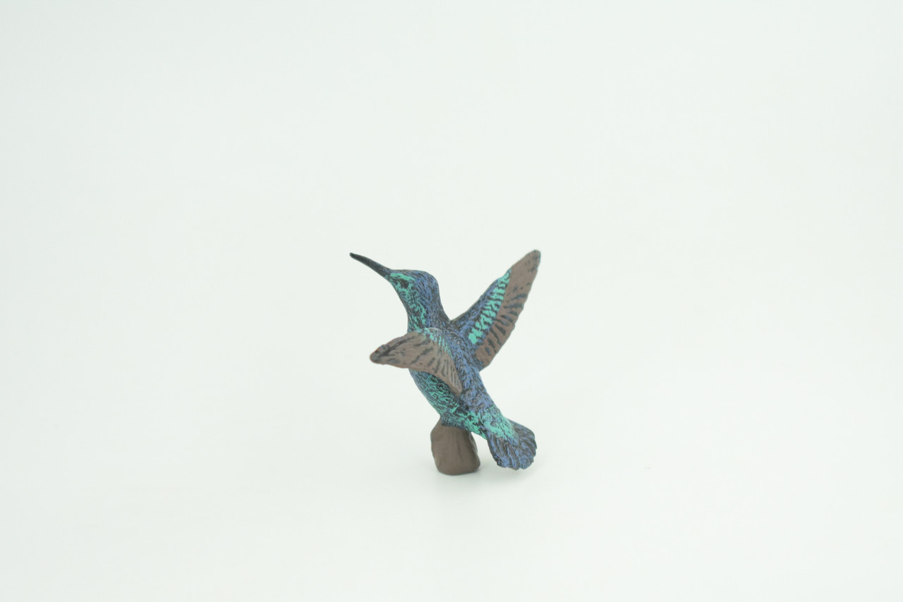 Hummingbird toy, Blue and Green, Realistic Bird Model, 2 3/4 Inches CH869 BB199