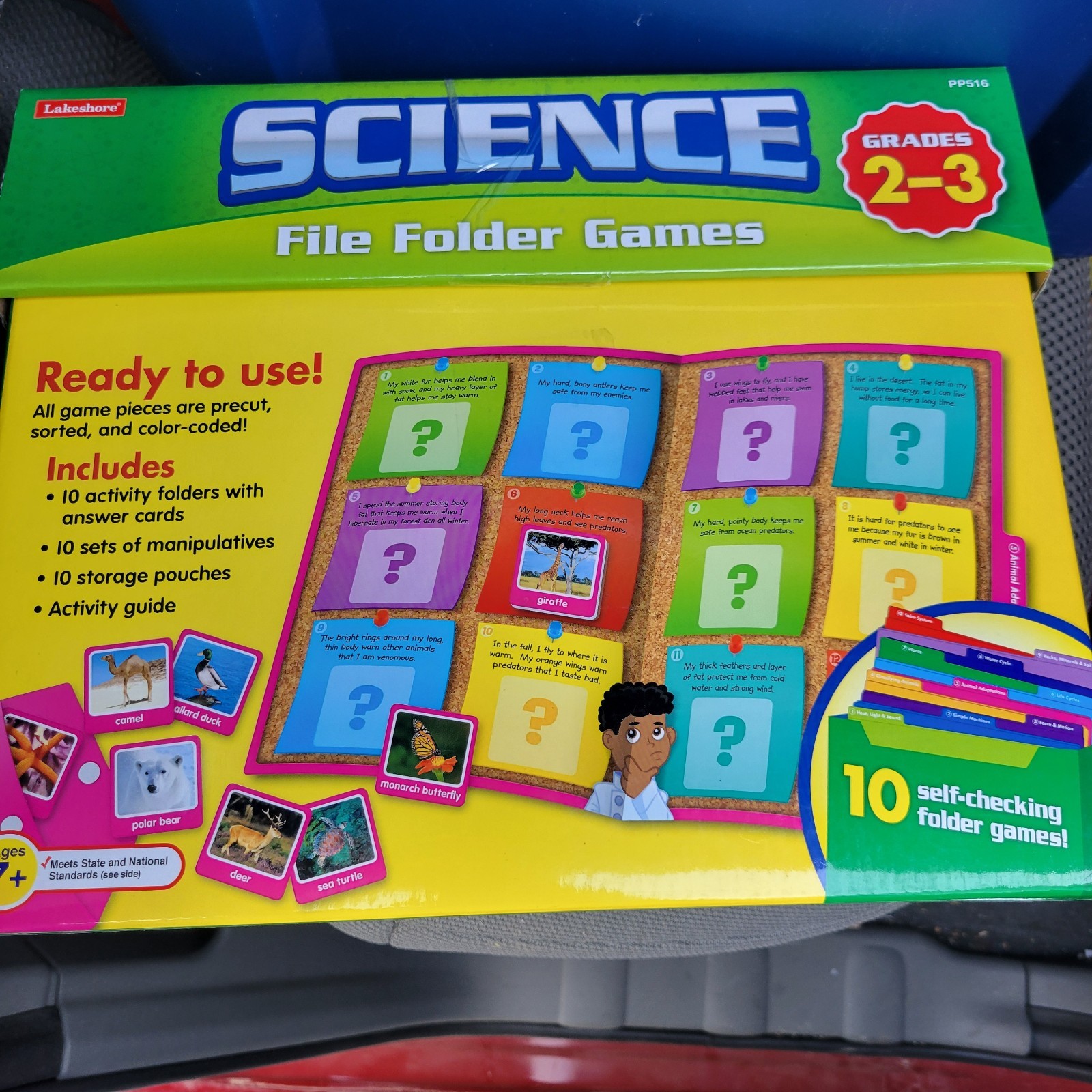 Lakeshore Science Elementary Folder Games Folders 2nd-3rd Grade Homeschool
