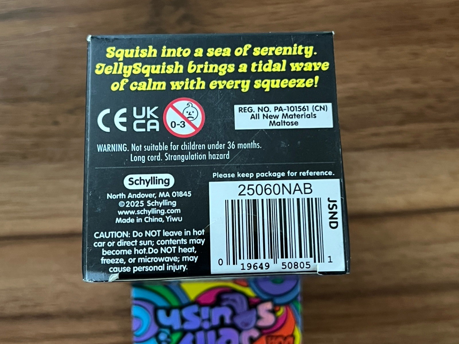 NeeDoh Blue JELLY SQUISH Sparkle Jellyfish Squishy Nee Doh 100% Authentic