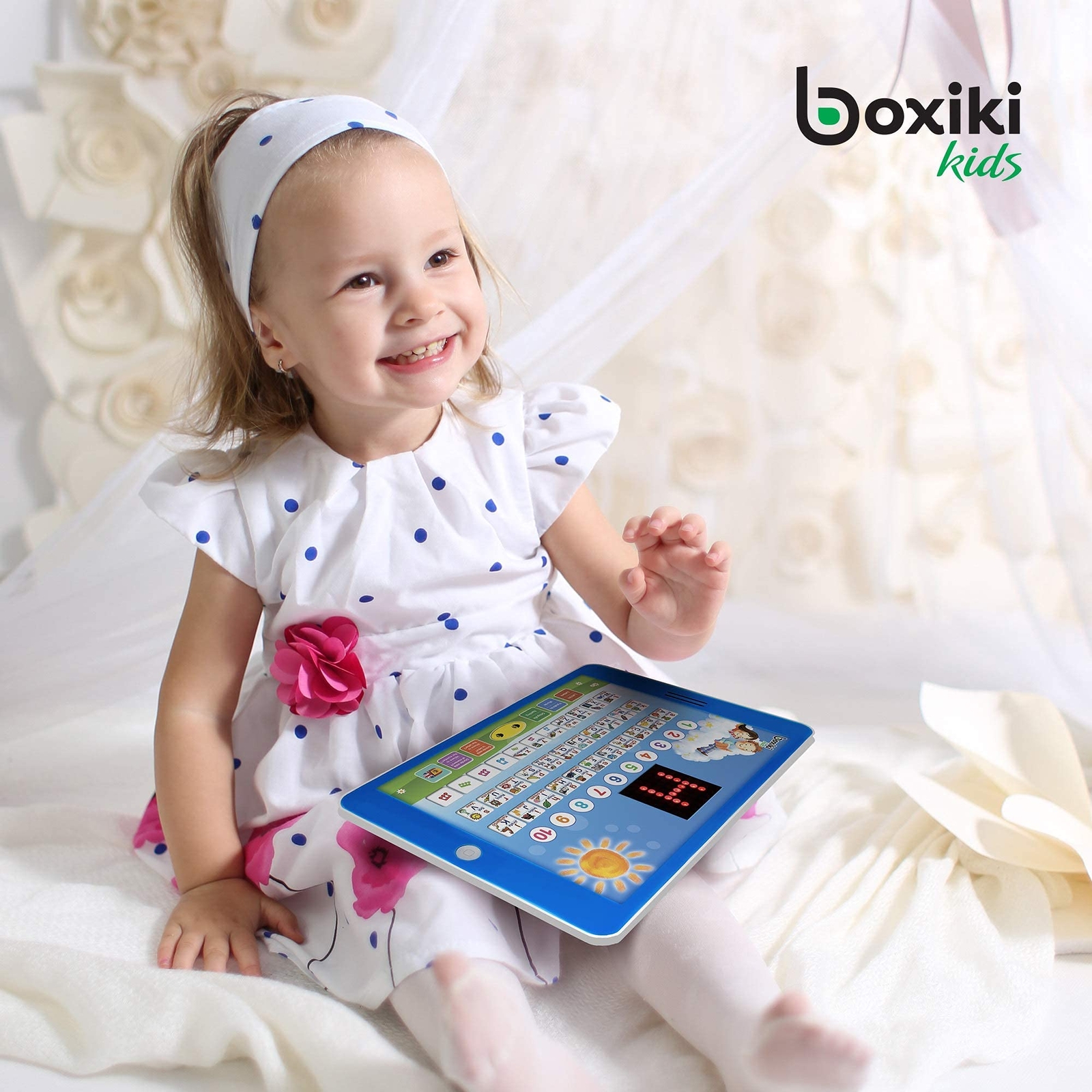 Bilingual Tablet for Kids with Interactive Spanish and English Educational Games