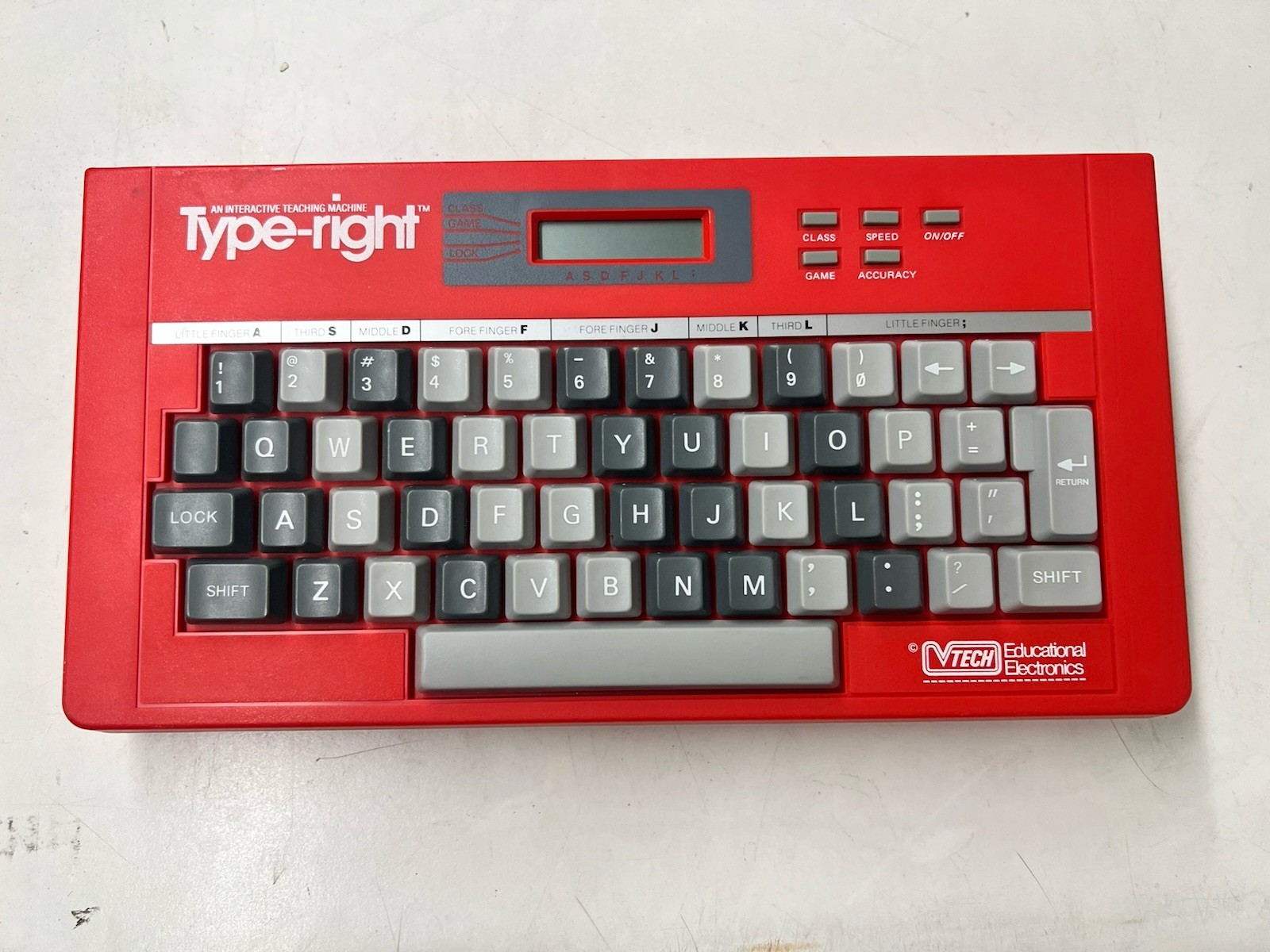 Vintage VTech Type-right Typing Game Interactive Teaching Machine Tested