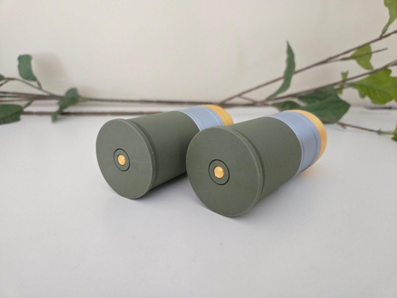 2 – DUMMY M433 Modern Era 40mm Grenade – Accurate Size Plastic Replica