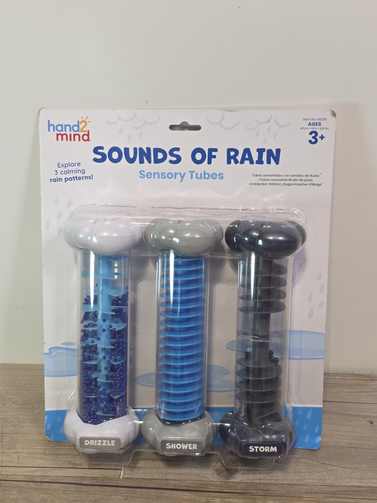 Learning Resources Hand 2 Mind Sounds Of Rain Sensory Tubes Calming Toy Set