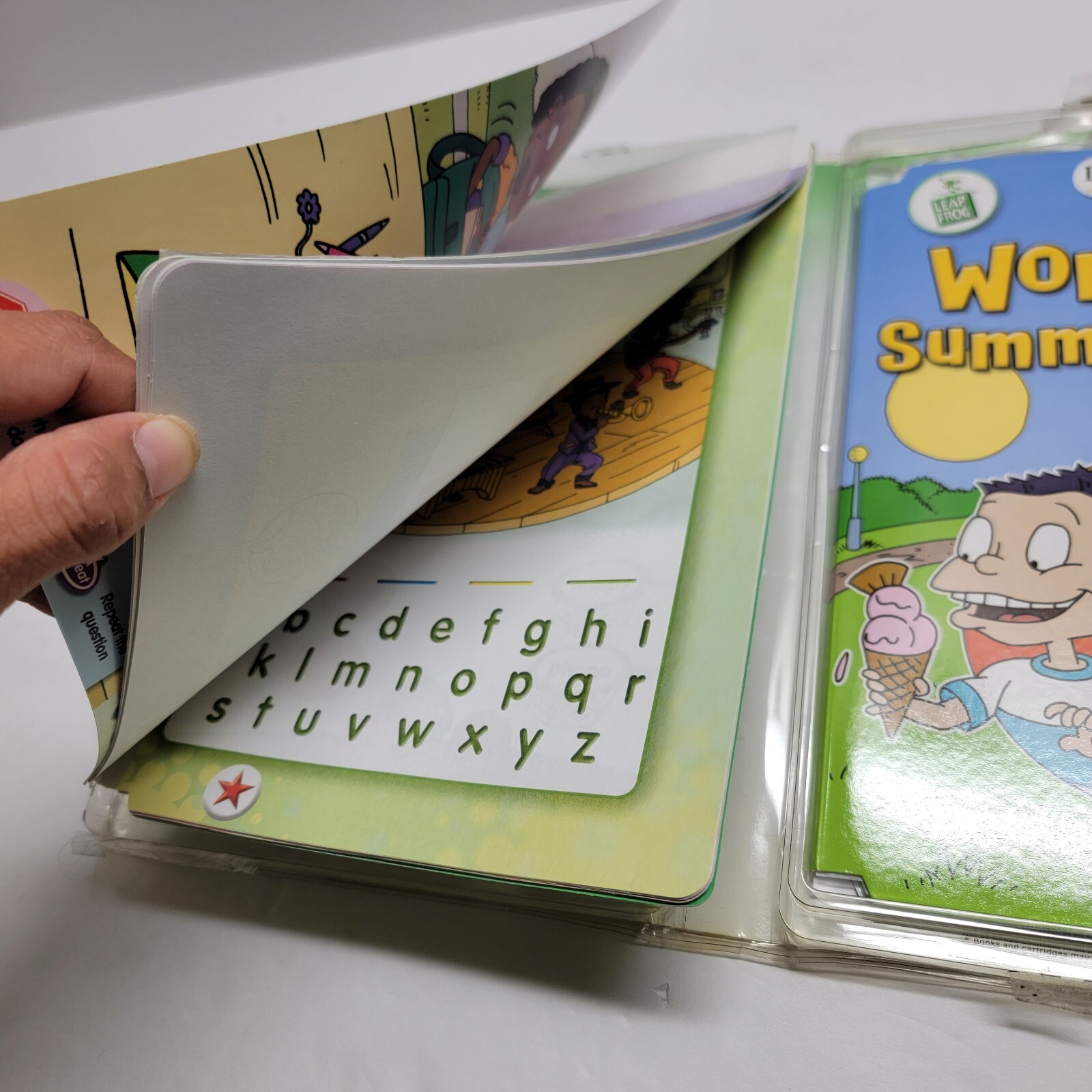 LeapFrog “Nick all Grown-Up” Interative Book and Cartridge -LeapPad Plus Writing