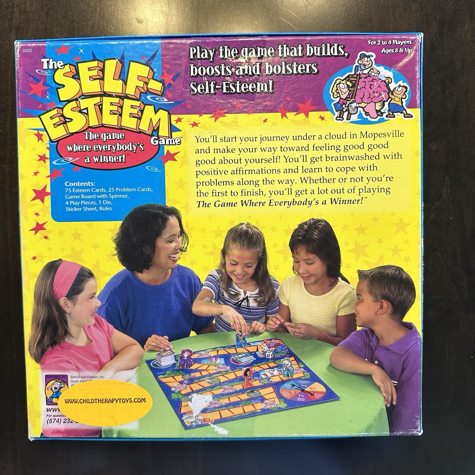 2003 The Self Esteem Board Game “Everybody’s a Winner” CBT Tool Complete READ