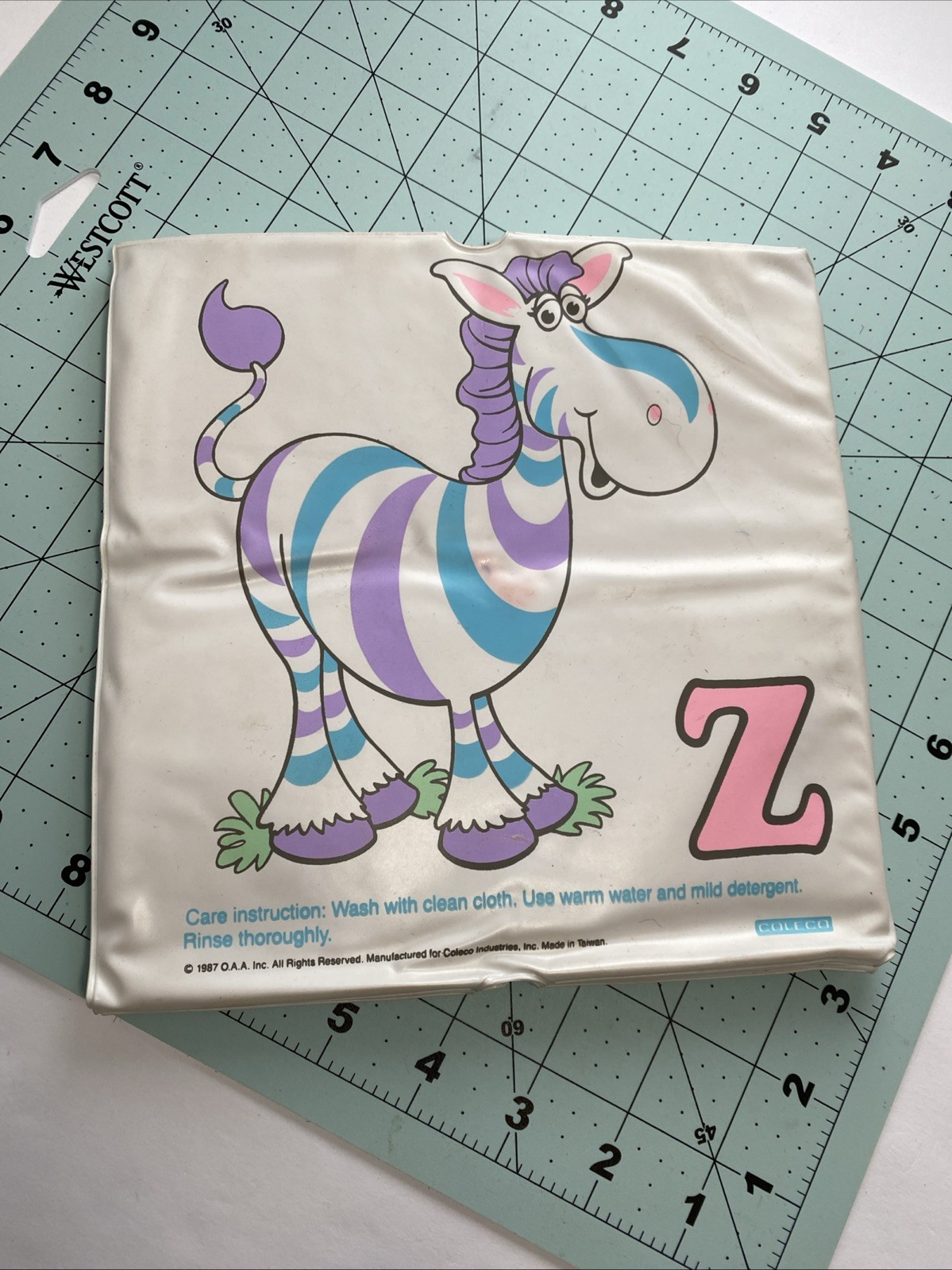Vtg CPK Peek A Book Set Of 3 Soft Book Mats Letters Numbers Shapes/Colors 1987