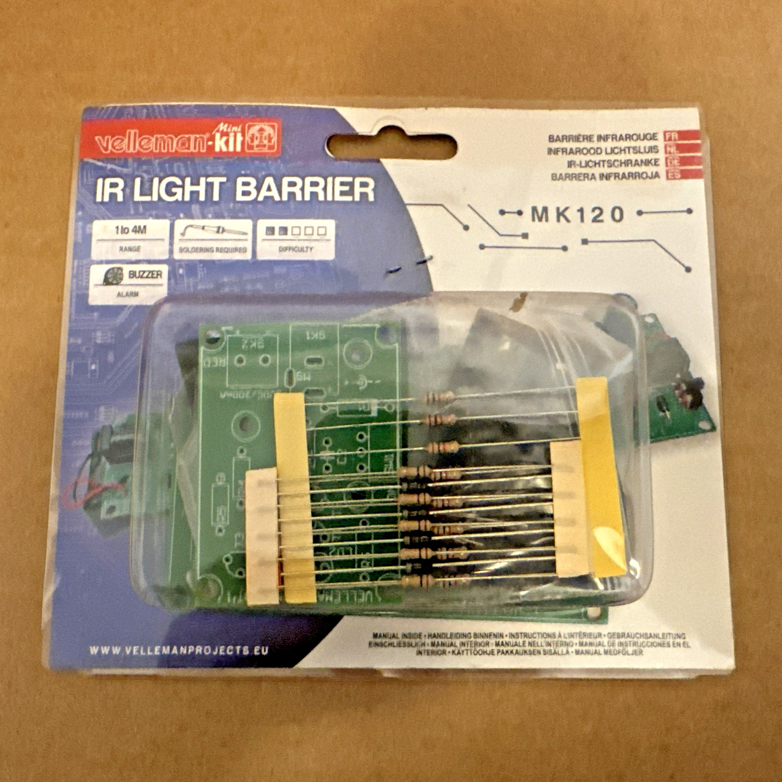 Velleman Kit IR Light Barrier (IR Light Barrier MK120) NEW Free Shipping