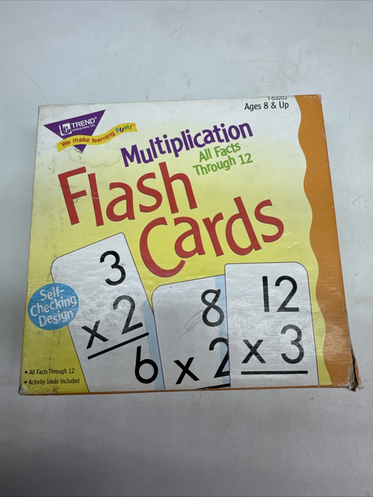 Multiplication Flash Cards Learning Math Mathematics Skills Trend Learning Card