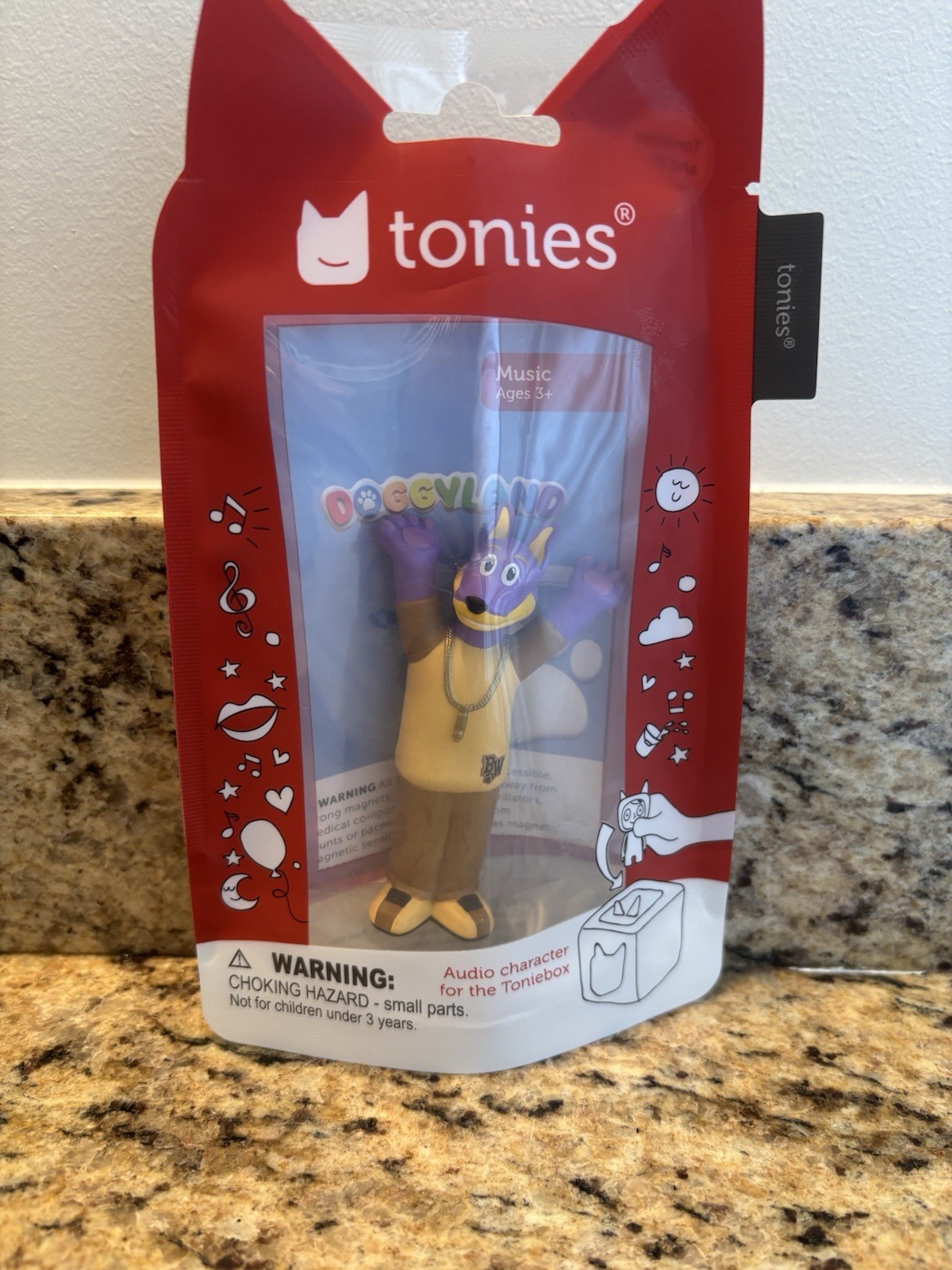 DOGGYLAND DOGGY LAND AUDIO FIGURINE TONIE BOW WIZZLE TONIES MUSIC 3+ New