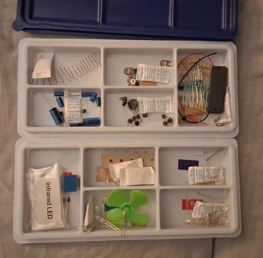 Open Box Mand Labs Electronic Series Kit 1 Premium Edition Step By Step