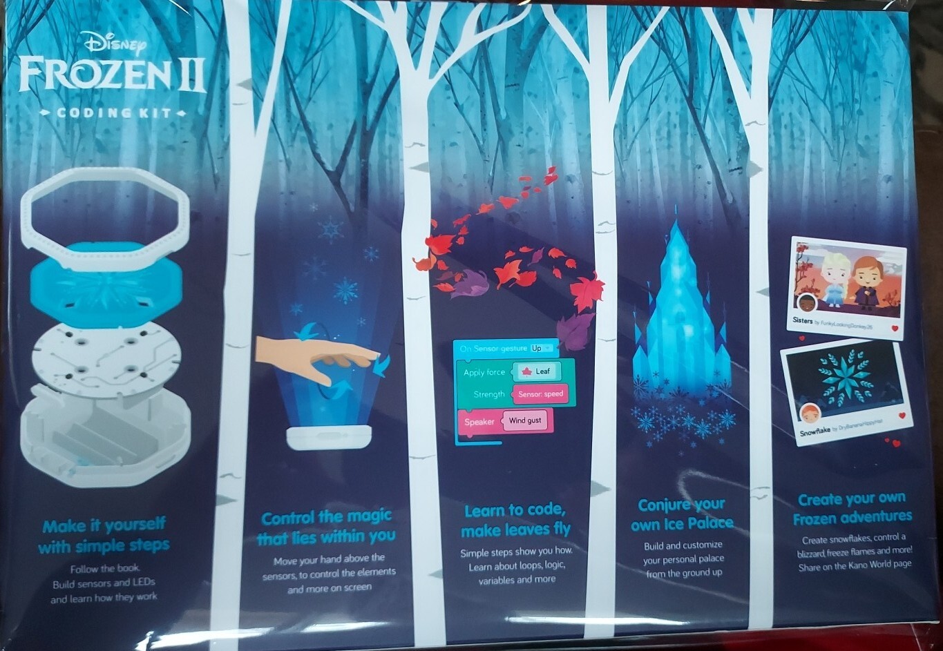 NEW Disney Frozen 2 Kano Coding Kit .Educational STEM: Science 6 Years and Up
